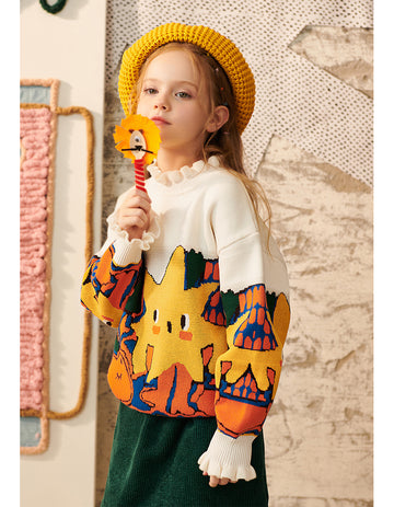 Arielle Printed Sweater